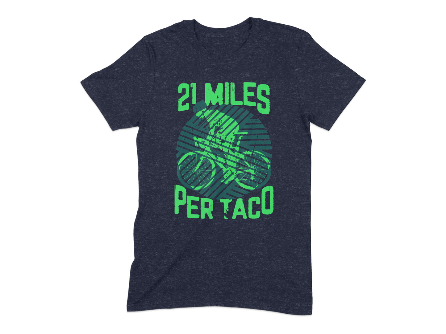 21 Miles Per Taco Cycling Graphic T-shirt product