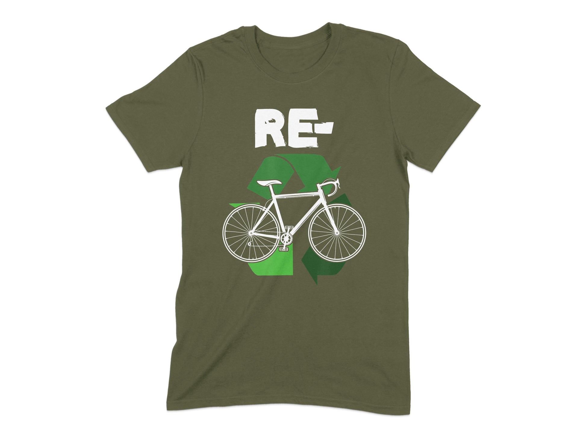 Recycle Bicycle Graphic T-shirt Stylish Unisex Product