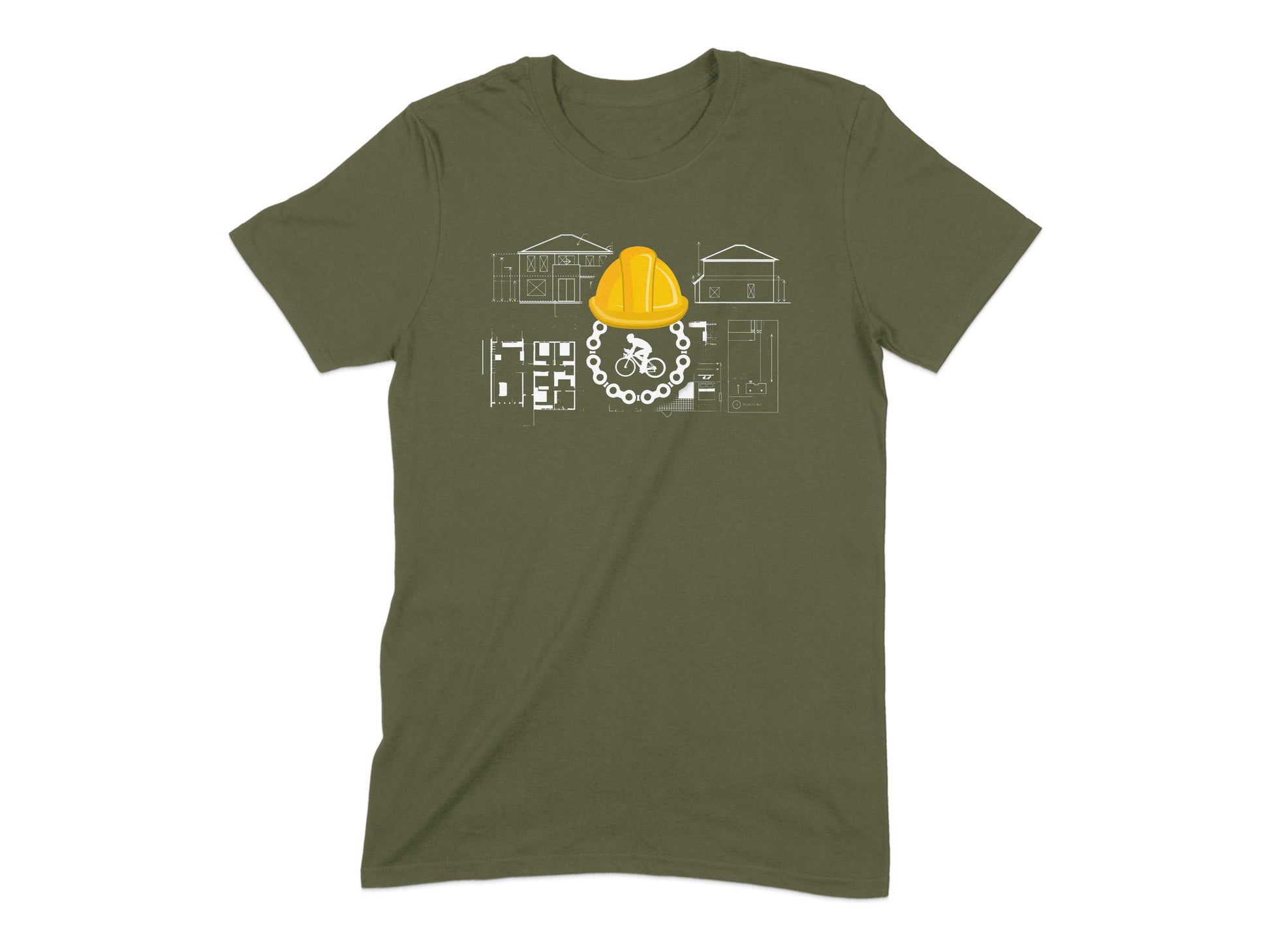 Construction Blueprint Graphic T-shirt product type