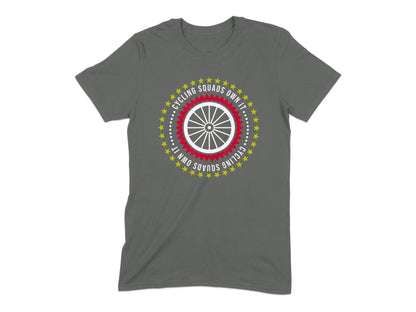 Cycling Squads Only Wheel Design T-Shirt product type