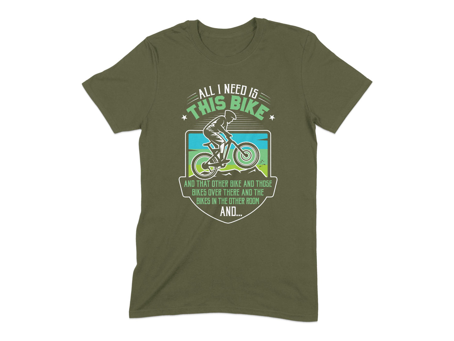 All I Need Is This Bike Graphic T-Shirt product