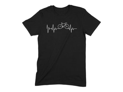 Cyclist Heartbeat Graphic Design T-shirt product