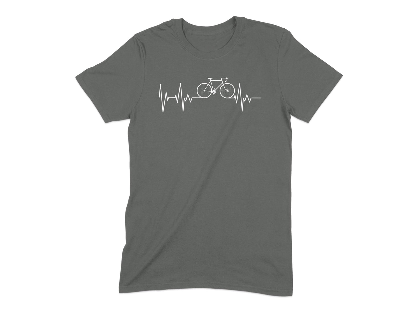 Heartbeat Bicycle Graphic Design T-shirt product type