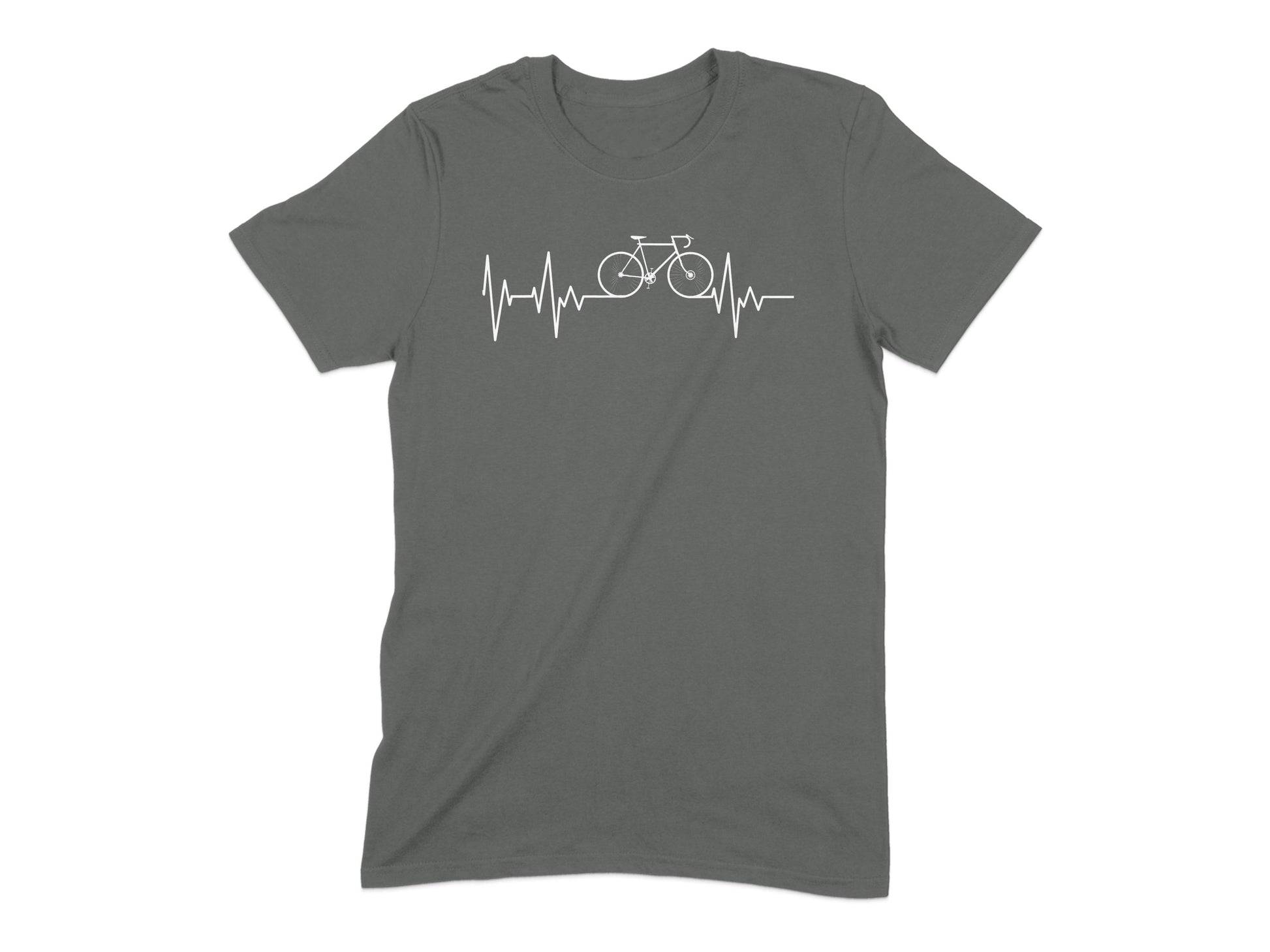 Heartbeat Bicycle Graphic Design T-shirt product type