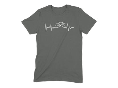 Heartbeat Bicycle Graphic Design T-shirt product type
